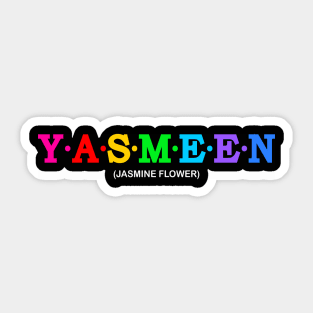 Yasmeen - Jasmin Flower Sticker